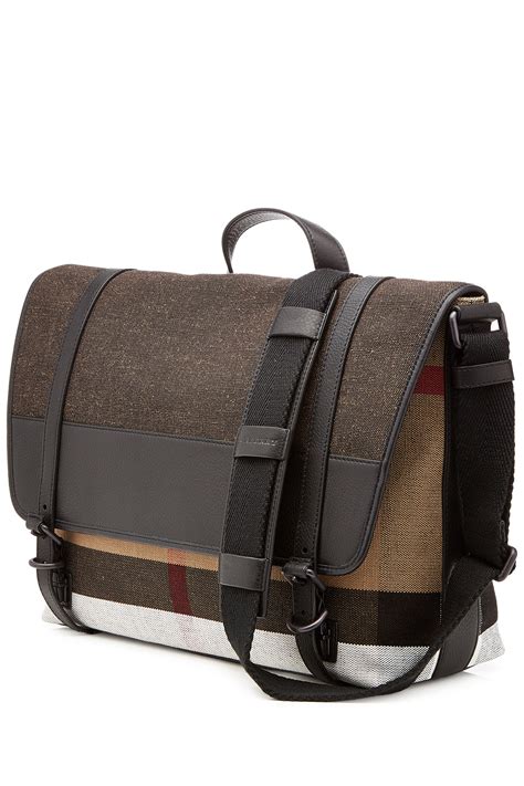 men's burberry handbags|burberry messenger bag men's.